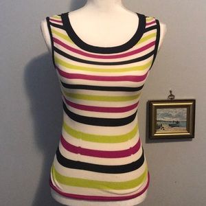 2 for $25 Ann taylor knitted tank striped NWOT A2